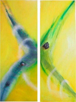 Mariana Attwell - Ailles de Lumière. 100 x 78 cm.