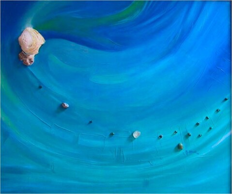 Mariana Attwell - Eau de Lune. 90 x 60 cm.