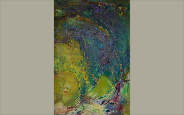 Mariana Attwell - Eaux profondes. 120 x 80 cm.