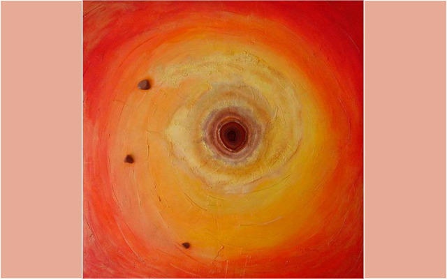 Mariana Attwell - Origine. 100 x 100 cm.