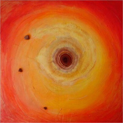 Mariana Attwell - Origine. 100 x 100 cm.