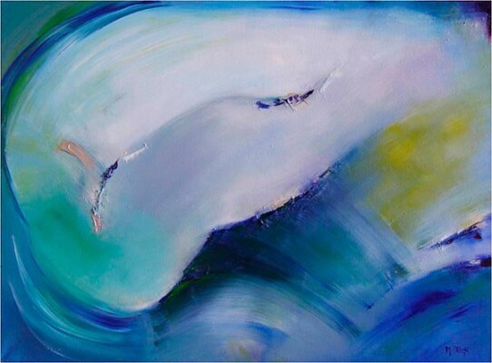 Mariana Attwell - Voix Distantes. 73 x 54 cm.