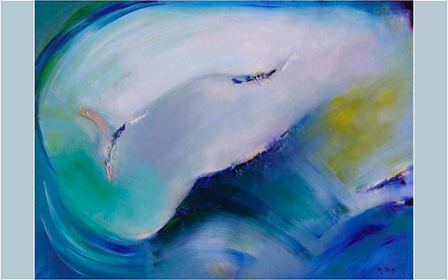 Mariana Attwell - Voix Distantes. 73 x 54 cm.